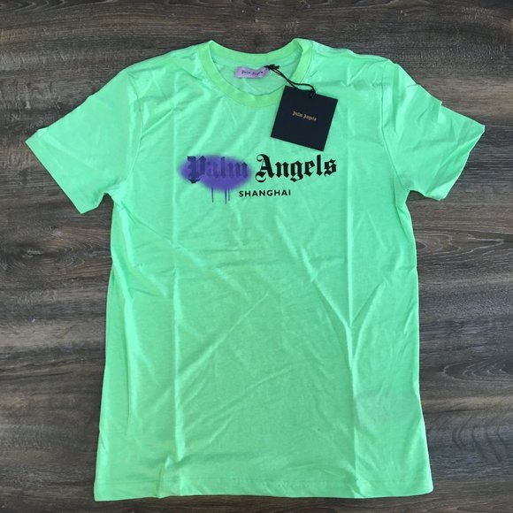 palm angels green tee